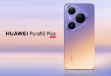 Huawei Pura 90 Plus launches with Kirin 9025, quad-curved screen and 5,700mAh battery Sunset purple Huawei Pura 90 Plus smartphone showing the rear camera module and gradient finish.