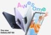 Galaxy A57 and A56 gain AirDrop compatibility as part of One UI 9.0 update Three Samsung Galaxy A57 5G smartphones in different colors displayed against a white background.
