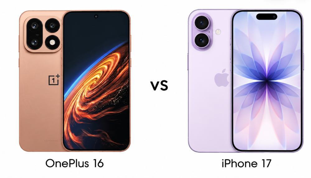 OnePlus 16 vs iPhone 17