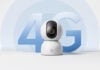 Xiaomi launches Smart 4G Camera 3 with 3K recording and 360° rotation White Xiaomi Smart 4G Camera 3 standing in front of a large blue 4G logo.